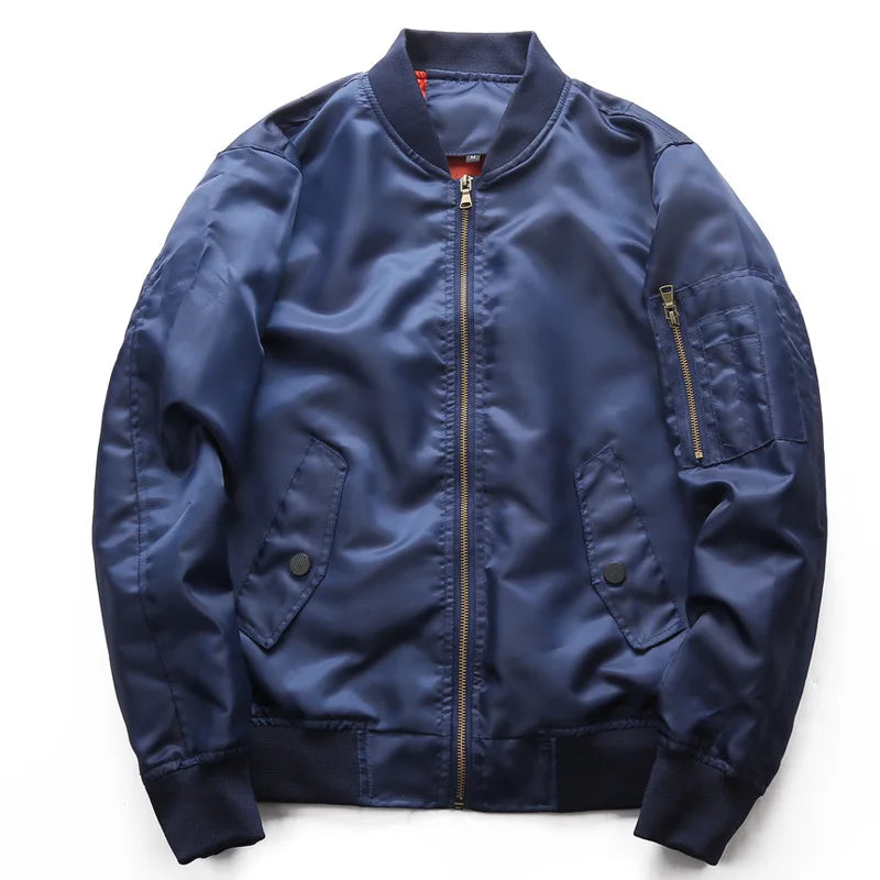 Mens Bomber Jacket 2025 New Spring Autumn Male Baseball Jackets Pilot Men Outwear Army Green Coat Zipper Men's Tactical Uniform