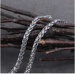 Vikings Jewelry Never Fade Stainless Steel Men Chains Necklace without Pendant fit for most pendant