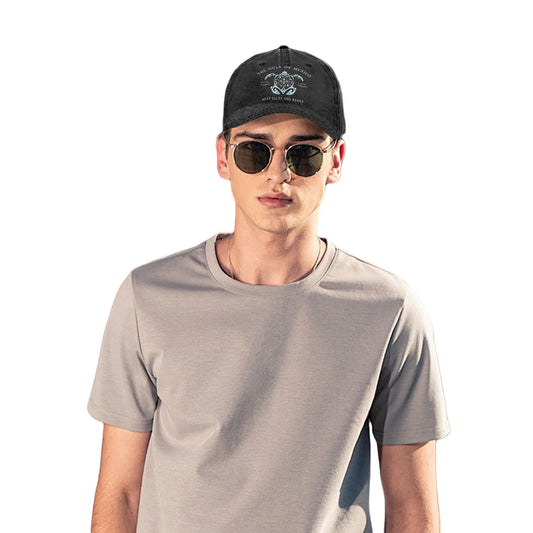 Washed Cotton Baseball Cap Vintage Golf Dad Hat Adjustable Plain Cap Trucker Cap Outdoor Sports Sun Hat for Men Women Unisex