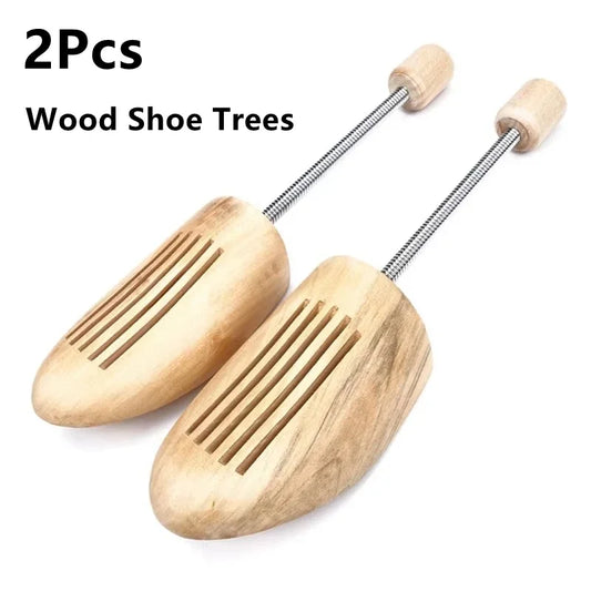 2Pcs /4PCS Wood Shoes Stretcher Wooden Shoe Trees Anti Deformation Men Woman Spring Shoes Tree Shaping Anti Wrinkle Shoe Lasts