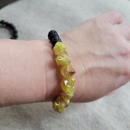Aura Quartz Stretch Bracelet
