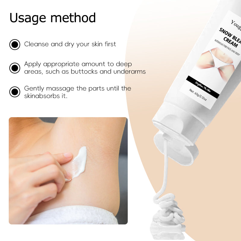 Undream Strong Whitening Body Care Cream For Face And Body Bikini Area & Private Parts Bleach Remover Women's Snow Cream