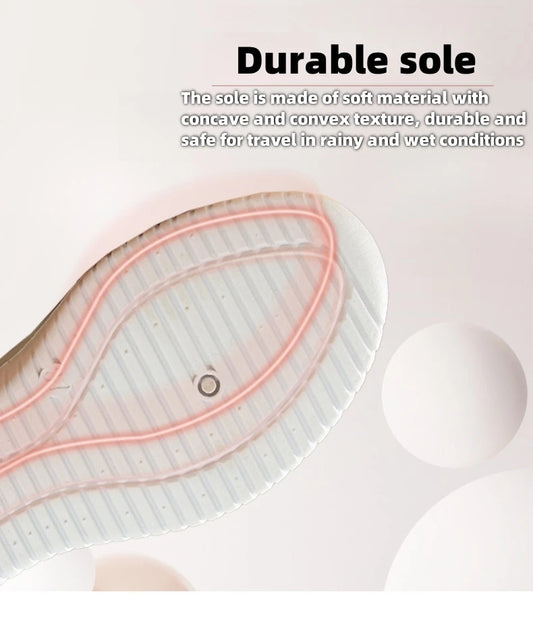 Women's breathable hollow flat shoes, shallow mouth flower solid color mesh shoes, fashionable lazy shoes