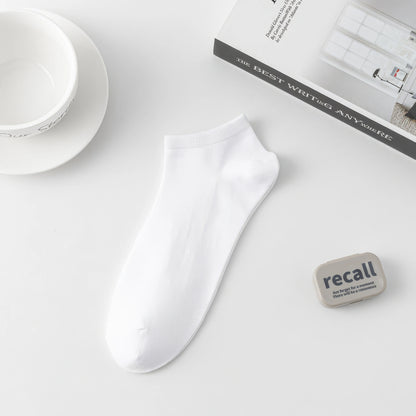 10 Pairs of Black, White, and Gray Socks, Machine Washable and Comfortable, Suitable for Daily Wear with Various Types of Shoes