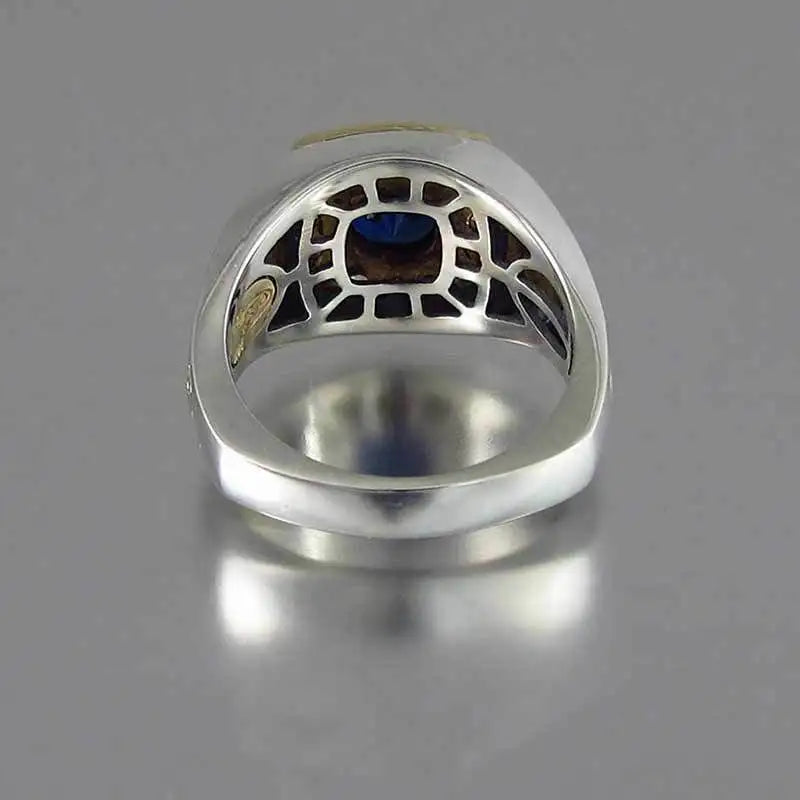 CAOSHI Luxury Classic Style Square Shape Rings for Men Gorgeous Eternity Jewelry Wedding Anniversary Gift for Couples Wholesale