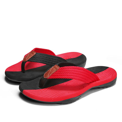 2021 Summer Men Flip Flops Beach Sandals Anti-slip High Quality Men Shoes Trendy Men Beach Slipper Big Size 45