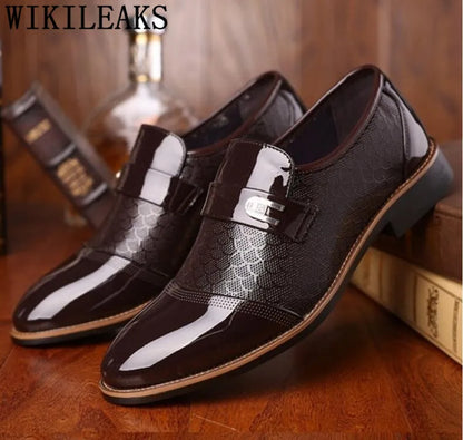 2026 Formal Shoes Men Loafers Italian Wedding Shoes Men Dress Italian Leather Shoes Men Oxford Shoes For Men Elegant Ayakkabi