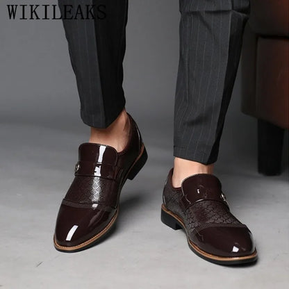 2026 Formal Shoes Men Loafers Italian Wedding Shoes Men Dress Italian Leather Shoes Men Oxford Shoes For Men Elegant Ayakkabi