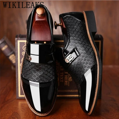 2026 Formal Shoes Men Loafers Italian Wedding Shoes Men Dress Italian Leather Shoes Men Oxford Shoes For Men Elegant Ayakkabi