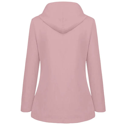 Women Solid Rain Jacket Outdoor Plus Size Waterproof Hooded Raincoat Windproof New Warm Jacket Windproof Outdoor Chaqueta