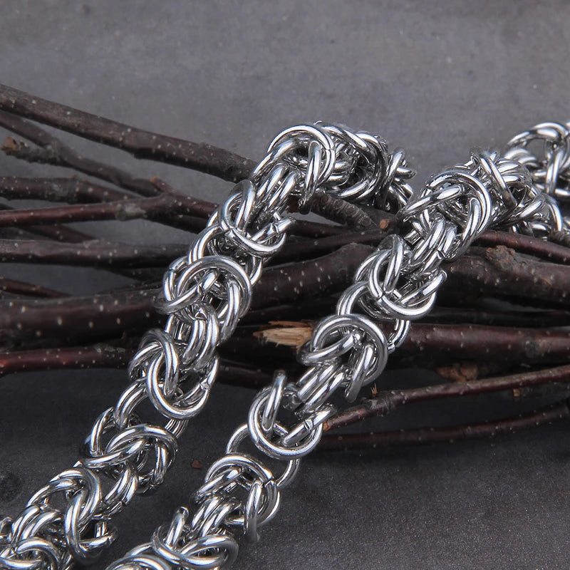 Vikings Jewelry Never Fade Stainless Steel Men Chains Necklace without Pendant fit for most pendant