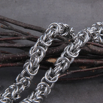 Vikings Jewelry Never Fade Stainless Steel Men Chains Necklace without Pendant fit for most pendant