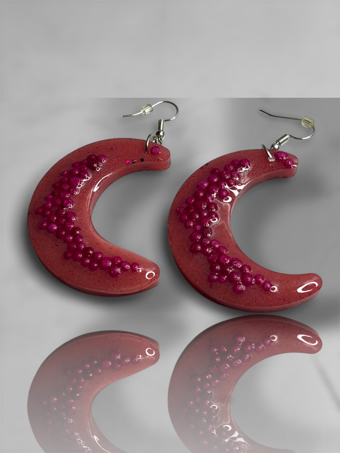 Earrings resin