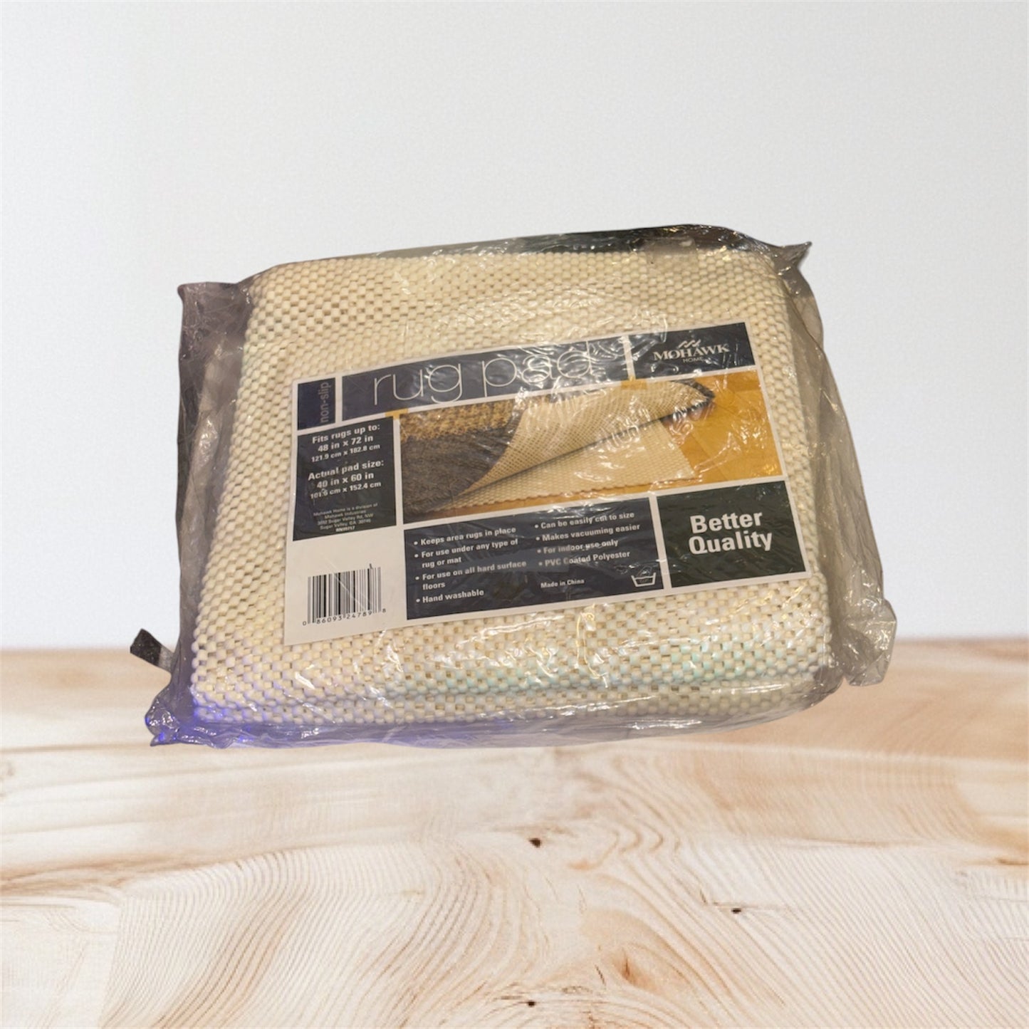 Mohawk Home Non-Slip Rug Pad fits rug