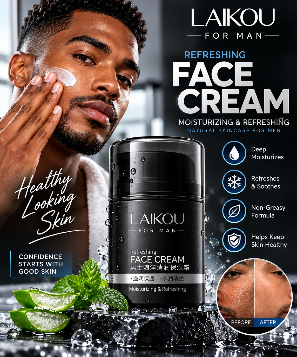 Men's Facial Cream Moisturizing Skin Care Products
