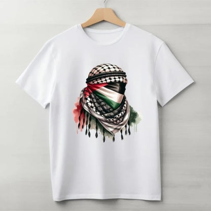 Palestine T Shirt Keffiyeh Shirt Palestine Flag Shirt Charity Donation Summer Unisex Loose Harajuku Breathable Camisetas