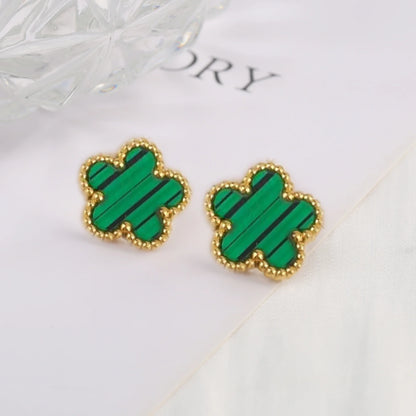 Hot Sale Stainless Steel Laser Five Leaf Flower Petal Adjustable Clover Bracelet Classic for Woman Girl Brand Jewelry Party Gift