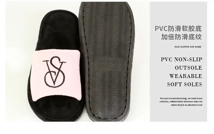 New Women's Cotton Slippers Warm Cotton Slippers Men Women Sandals  Zapatos De Mujer Shoes Slides
