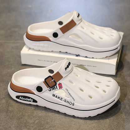 Summer Men Slippers Classics EVA Insole Men Shoes Arch Support Waterproof  Garden Clogs For Men Beach Shoes