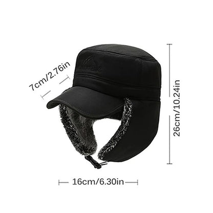 Fishing Hat Windproof Ear Protection Comfortable Winter Thermal Caps