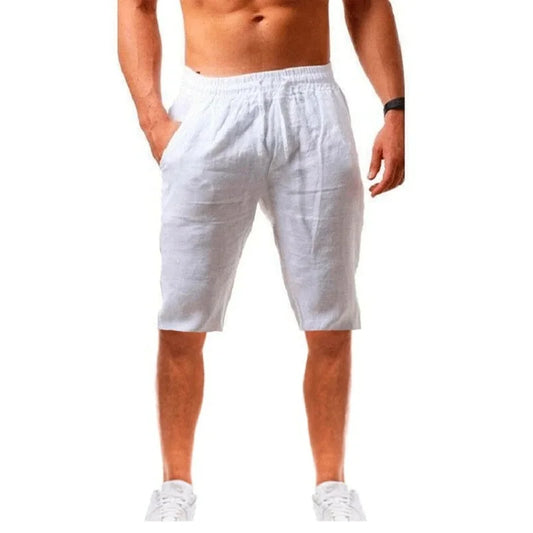 Men's Shorts Summer Breathable Beach Shorts Solid Color Loose Casual Lace up Bottoms Lightweight Comfortable shorts