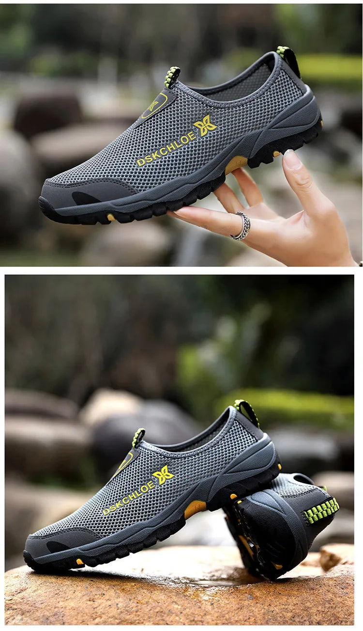 Men's Summer Sports Shoes Anti-skid and Wear-resistant Soles New Discount Shoes for Outdoor Hiking Casual and Breathable Shoes