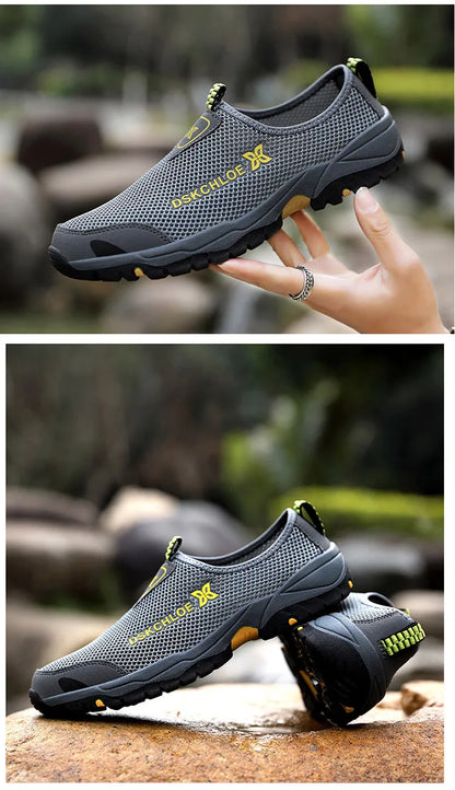 Men's Summer Sports Shoes Anti-skid and Wear-resistant Soles New Discount Shoes for Outdoor Hiking Casual and Breathable Shoes
