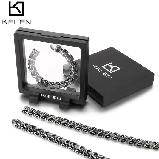 11mm Dragon Chain Bracelet & Necklace - Stainless Steel 316L - KN10315-D