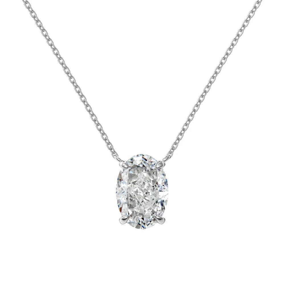 Vinregem Sparkling Crushed Ice Cut Lab Created Sapphire Gems Pendant Necklaces 100% 925 Sterling Silver Fine Jewelry Wholesale