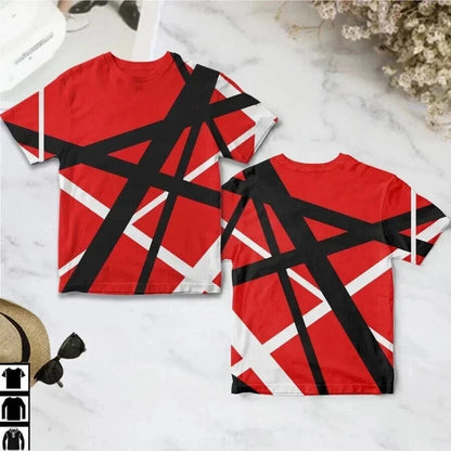 New Classic Rock Van Halen T-shirts Summer 3D Print Unisex Streetwear Men Women Hip Hop Trend Short Sleeve Tee Oversized Y2k Top