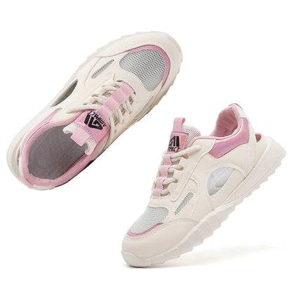 Women's Breathable Thick-Sole Sneakers w/Durable Design, Outdoor Running/Walking Shoes for Gym & Daily Wear - Stylish Comfort