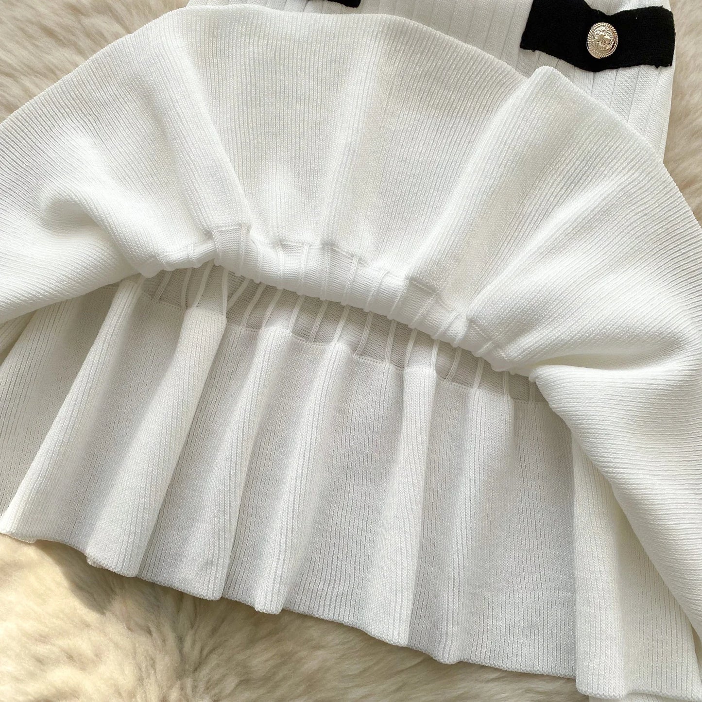 SINGREINY French Vintage Elegant Dress Women V Neck Buttons Elastic Waist Slim Fit Sundress Patchwork Mermaid Bodycon Dress