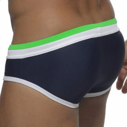 Sportswear Men's Swimsuit Nylon Low Rise Pouch Swim Briefs Plus Size Beachwear Gay Men's Swimwear