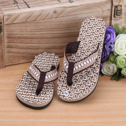 New Fashion Summer Massage Flip-Flops Men Slippers Beach Sandals Comfortable Men Casual Shoes Fashion Men Flip Flops Footwear
