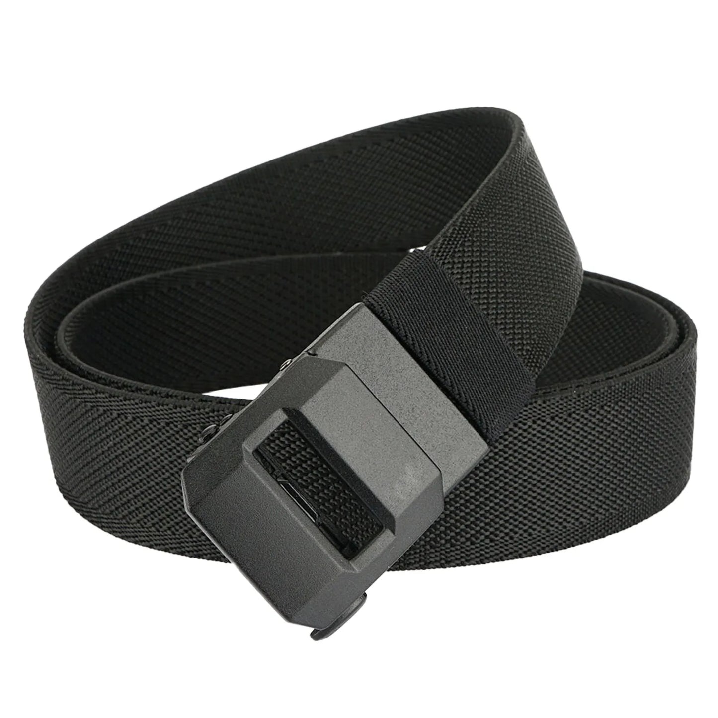 Men'S Elastic Waistband With Automatic Buckle Canvas And Trendy Pants Strap