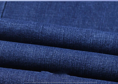 Autumn new men's micro elastic straight leg denim pants with shape and skin friendly business men's pants in multiple sizes