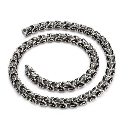 11mm Dragon Chain Bracelet & Necklace - Stainless Steel 316L - KN10315-D