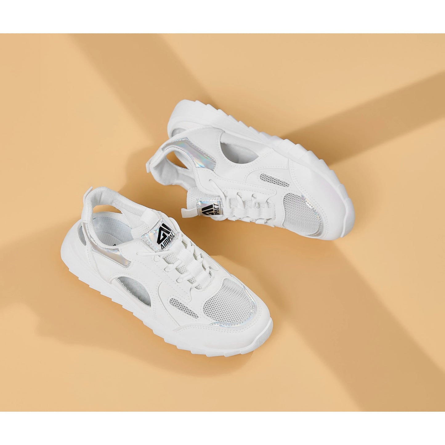 Women's Breathable Thick-Sole Sneakers w/Durable Design, Outdoor Running/Walking Shoes for Gym & Daily Wear - Stylish Comfort