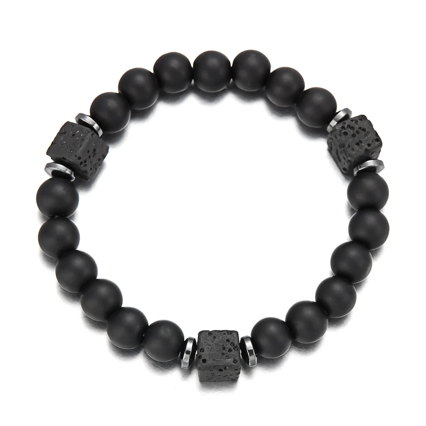 Bring Good Luck and Attract Wealth Natural Stone Bracelet Energy Meditation Bracelet Friendship Jewelry Gift Stretch Bracelet