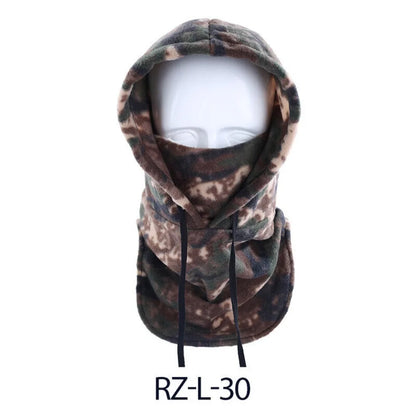 Winter Thermal Full Face Mask Cover Hoods CS Hat Ski Cold Weather Balaclava Polar Fleece Hat Hooded Neck Warmer Cycling Cap