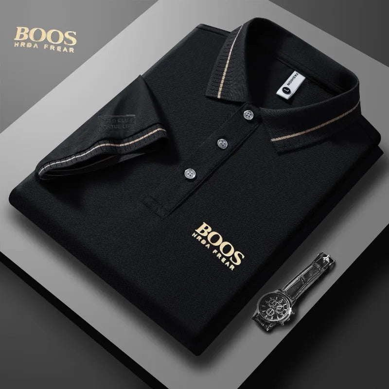 BOOS HRDA FREAR Metal logo Fashion  Plush Spring and AutumnSweater  Loose Oversize Sports Top   Long Sleeve  embroidery
