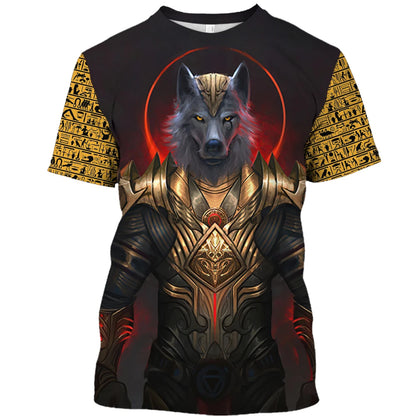Summer Retro Style T Shirt For Men Fashion Egyptian Pharaoh Print Short Sleeve Tee Shirts Quick Dry Men's Crew Neck Loose Tops