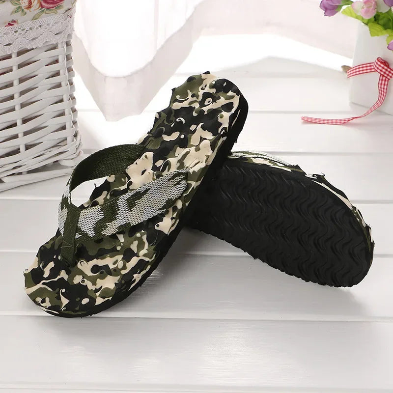 New Fashion Summer Massage Flip-Flops Men Slippers Beach Sandals Comfortable Men Casual Shoes Fashion Men Flip Flops Footwear