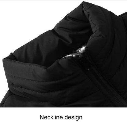No battery 9 Zone Heating Vest Mens USB Infrared Thermal Jacket Smart Heated Clothes Winter Cold-proof Thick Sleeveless Hiking