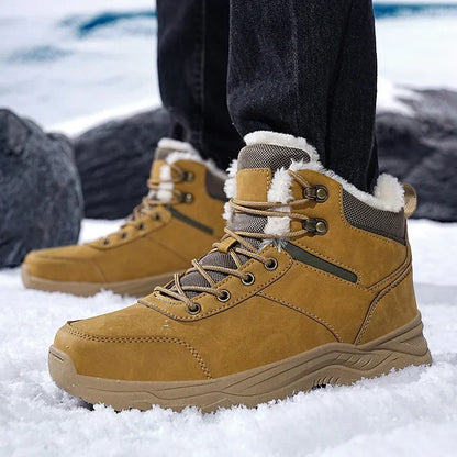 men boots 2025 New Winter Slippers Warm Men Shoes Waterproof Non-Slip Plush Sneakers Male tenis shoes Boots Men Sneakers Winter