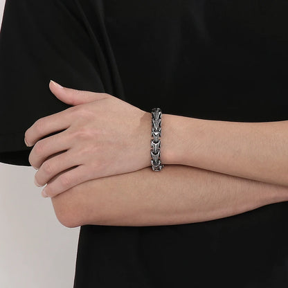 11mm Dragon Chain Bracelet & Necklace - Stainless Steel 316L - KN10315-D