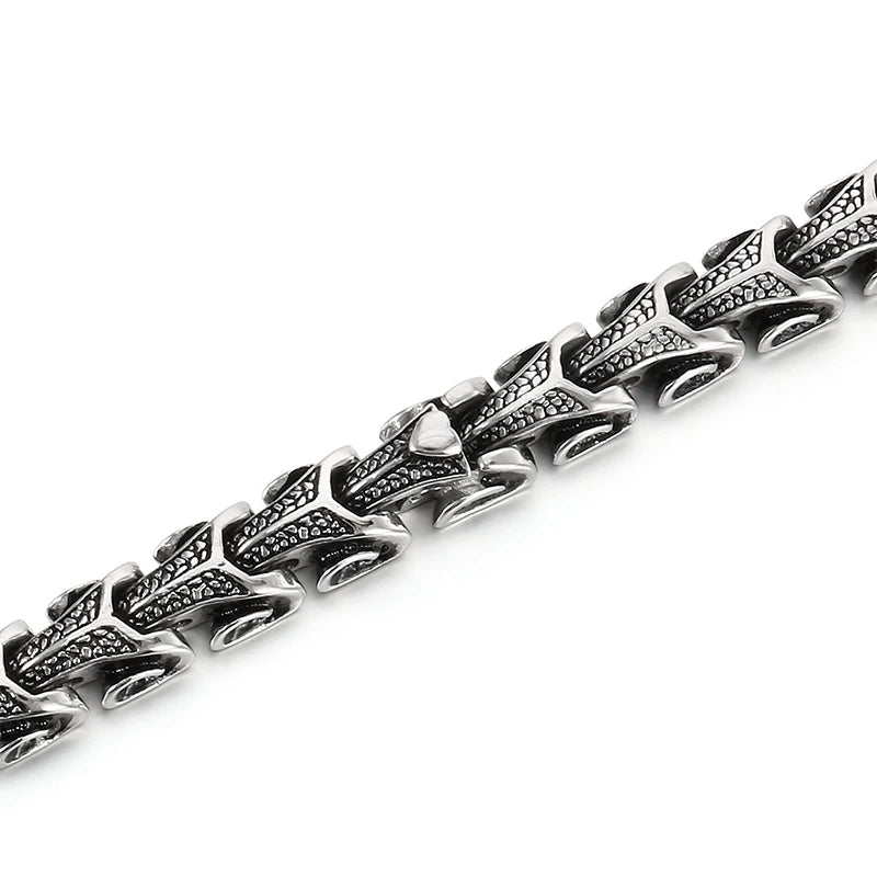 11mm Dragon Chain Bracelet & Necklace - Stainless Steel 316L - KN10315-D