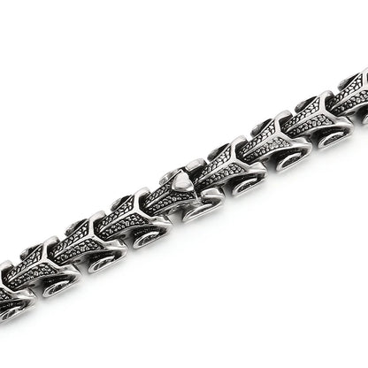 11mm Dragon Chain Bracelet & Necklace - Stainless Steel 316L - KN10315-D