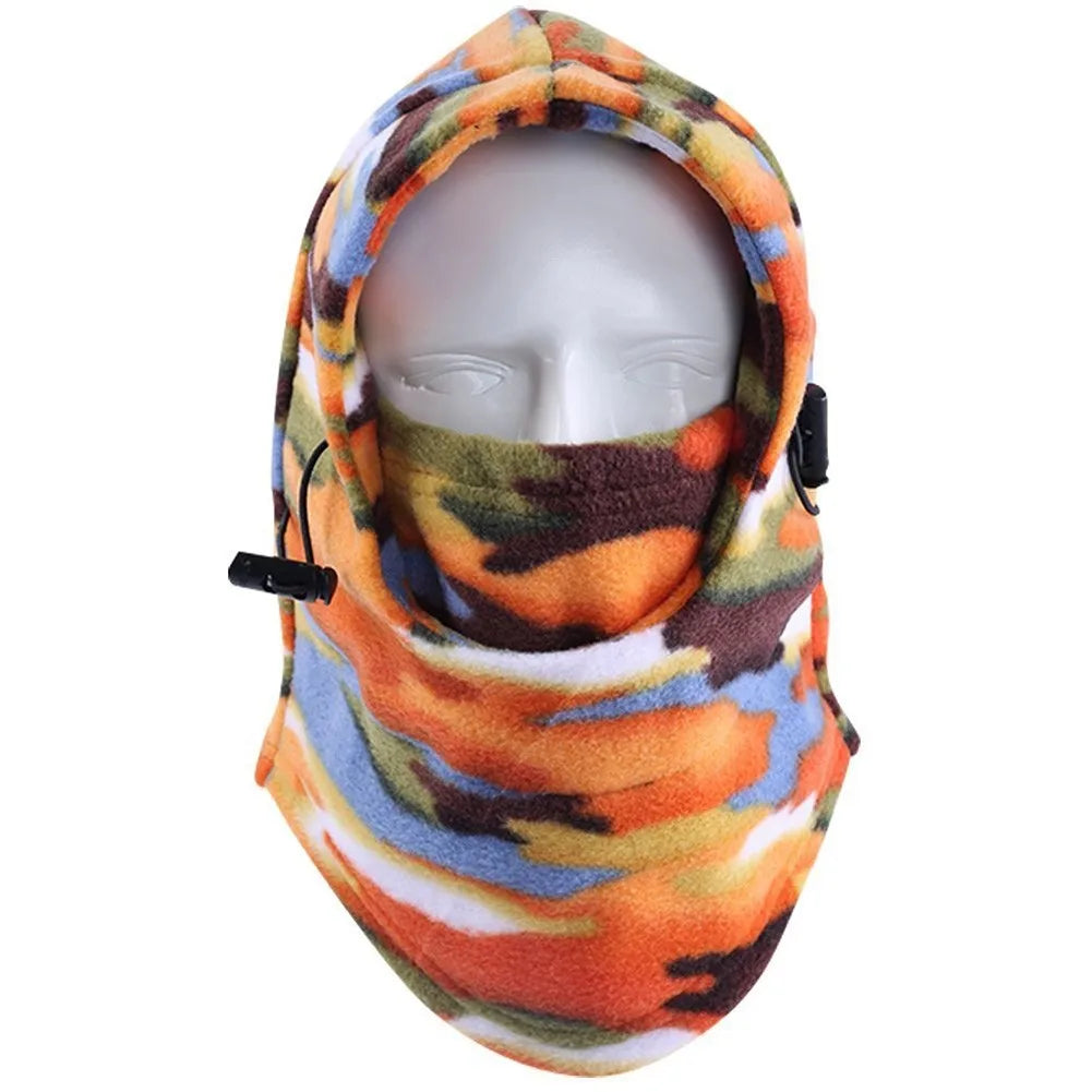 Winter Balaclava Thermal Fleece Ski Mask Neck Warmer Hoods Full Face Mask Outdoor Sports Cycling Hunting Hiking Warm Hat Cap