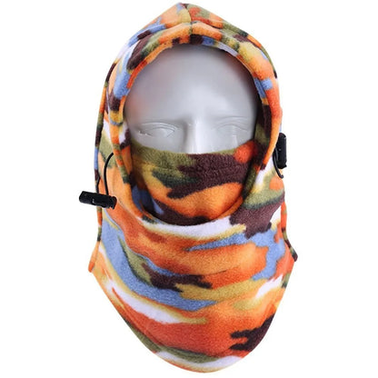 Winter Balaclava Thermal Fleece Ski Mask Neck Warmer Hoods Full Face Mask Outdoor Sports Cycling Hunting Hiking Warm Hat Cap